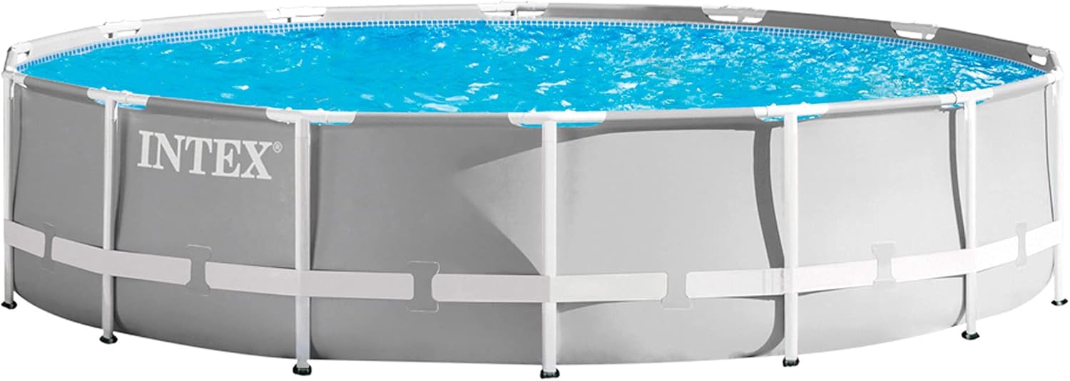 Intex piscine prism frame ronde tubulaire (ø)3,05 x (h)0,76m