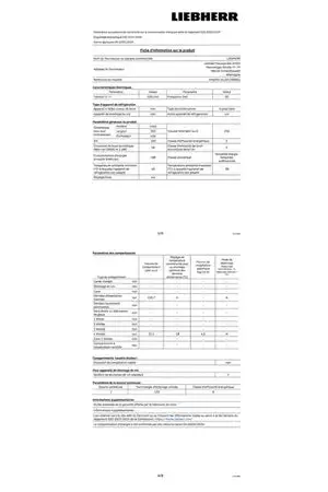 Liebherr KPE290-26 réfrigérateur 1 porte