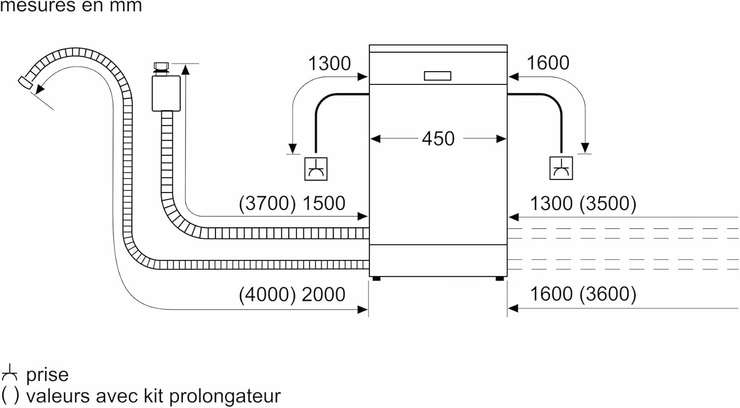 Bosch SPS6YMW14E, Série 6, Lave-vaisselle 45cm, Pose-libre, Blanc