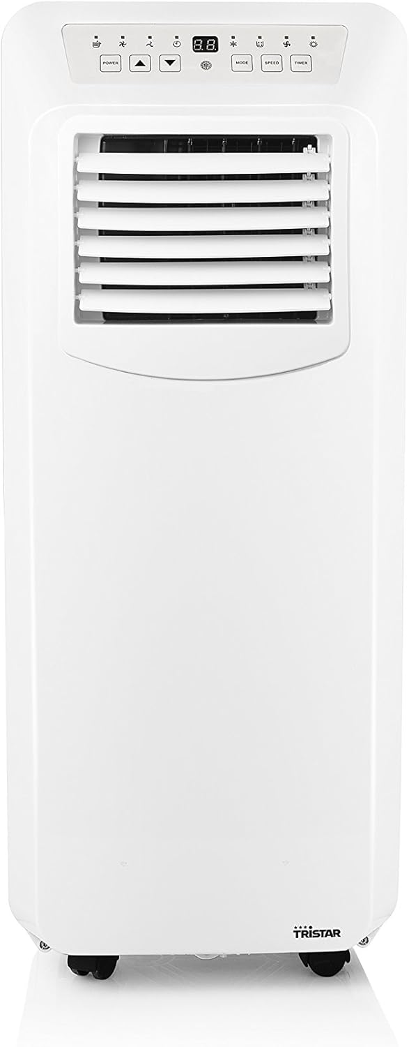 Climatiseur mobile Tristar AC-5560, 10 000 BTU et 2,9kw, fonctions refroidissement, déshumidification, ventilation et chauffage