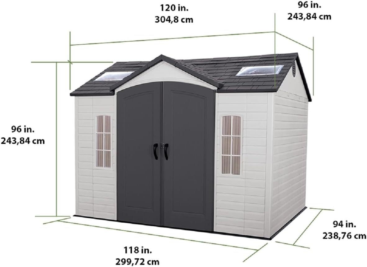 Lifetime Abri de Jardin Tan 132,7 x 204,4 x 227,9 cm