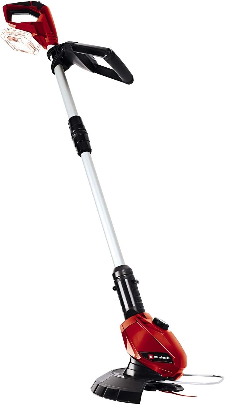 Einhell Tondeuse à gazon sans fil GE-CM 18/33 Li Kit Power X-Change (18V, Largeur de Coupe 33cm, Surface conseillée 200 m²) Livré avec Batterie 4,0 Ah et Chargeur
