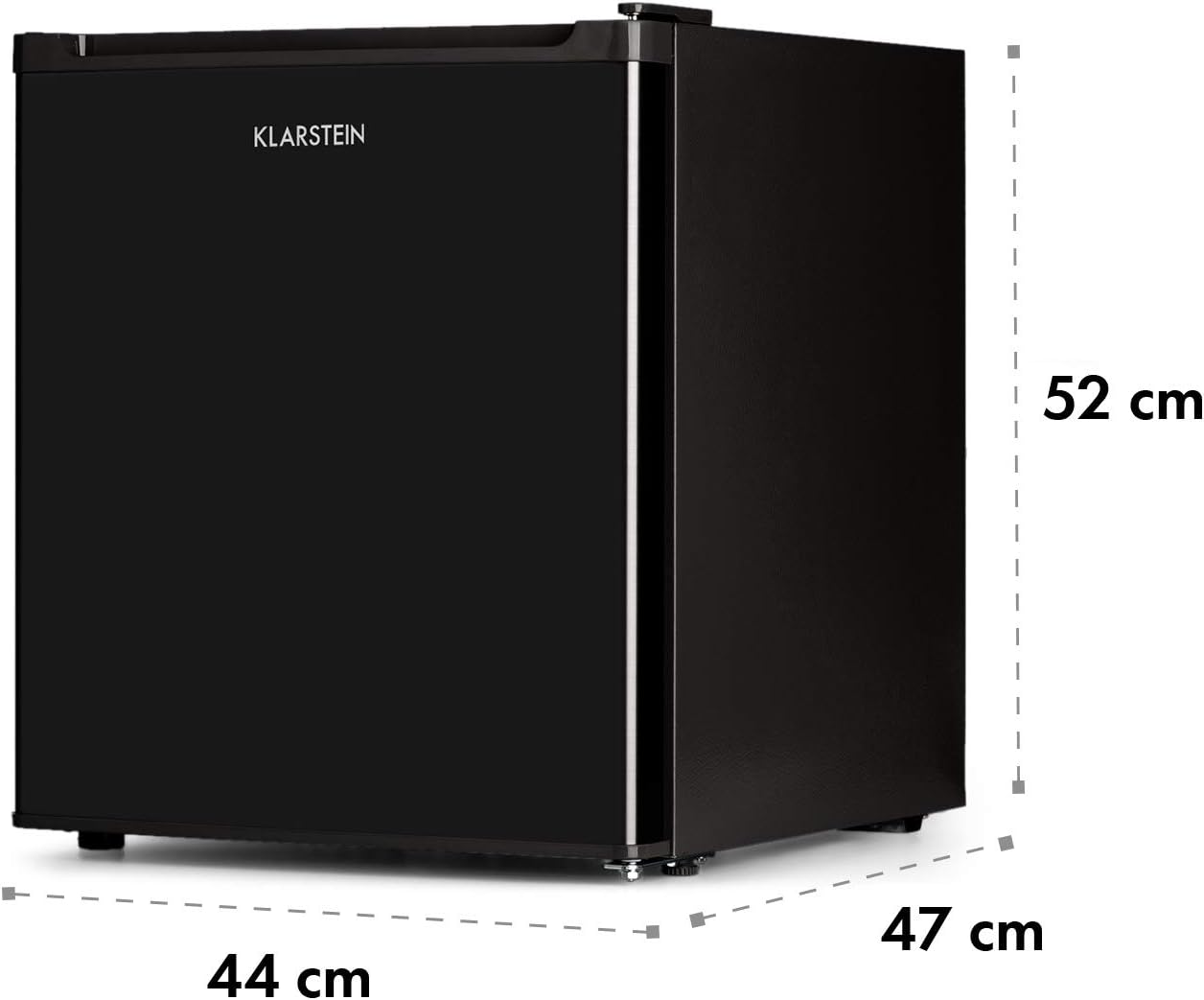Klarstein Mini Congelateur Armoire, Petit Congélateur pour la Chambre et la Maison, Mini congélateur 33L, Congelateur Petite Taille avec Etagère, Econome en Energie, Appareil à glaçons et Grattoir
