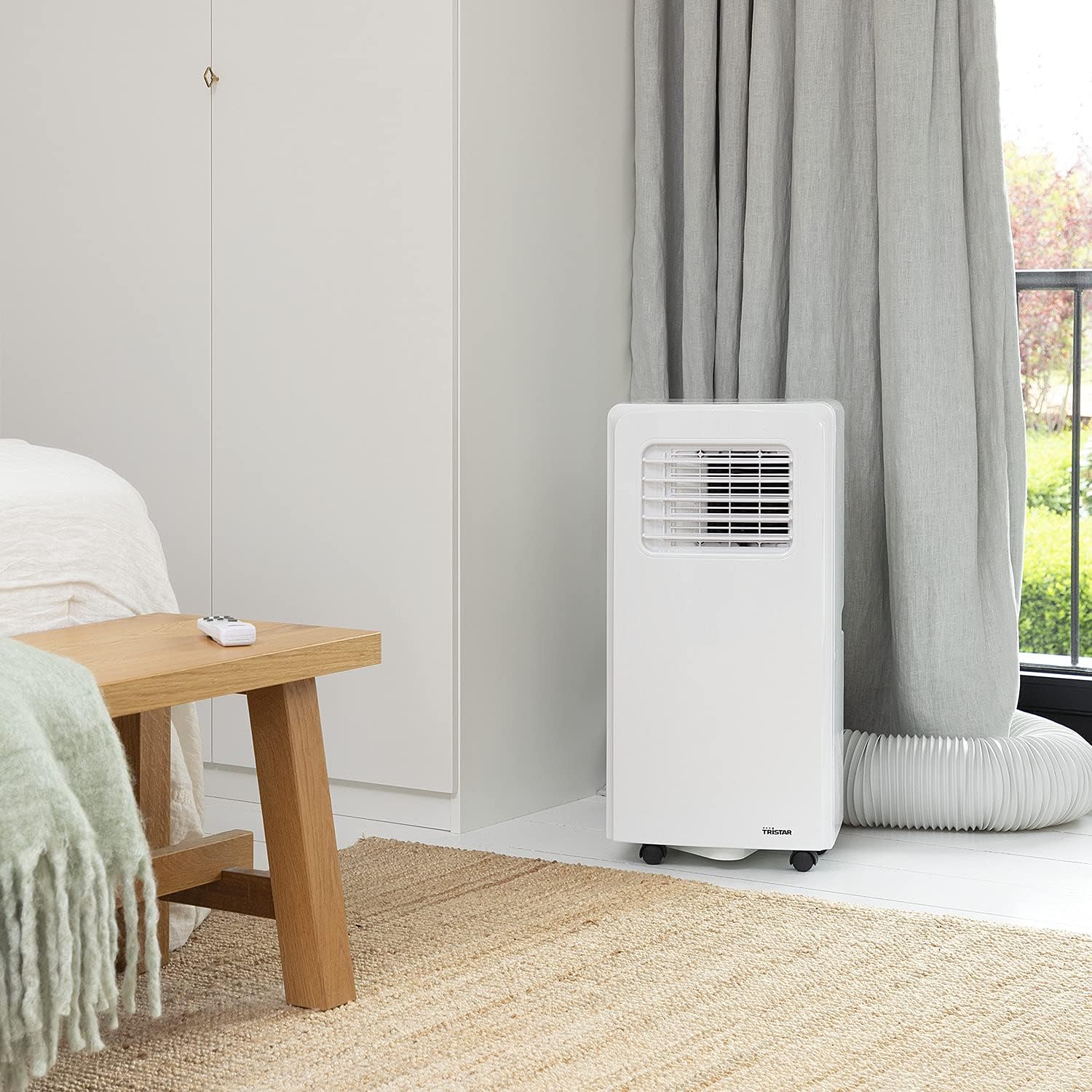 Climatiseur mobile Tristar AC-5560, 10 000 BTU et 2,9kw, fonctions refroidissement, déshumidification, ventilation et chauffage