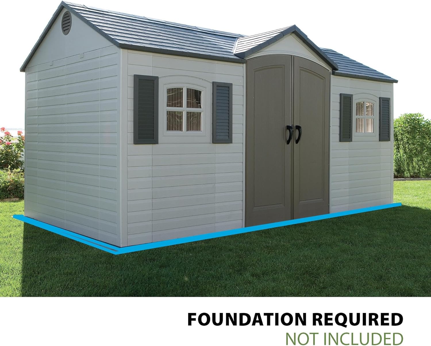Lifetime Abri de Jardin Tan 132,7 x 204,4 x 227,9 cm