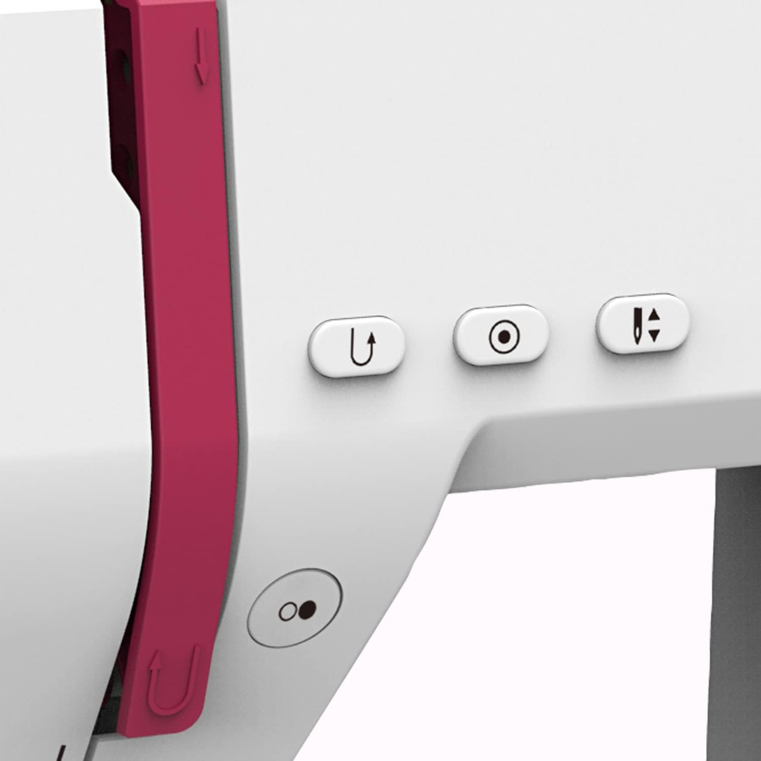 Bernette Sew&GO8 Machine à coudre ordinateur avec 197 programmes de couture, bras libre, écran multifonction, couture, patchwork, matelassage, White