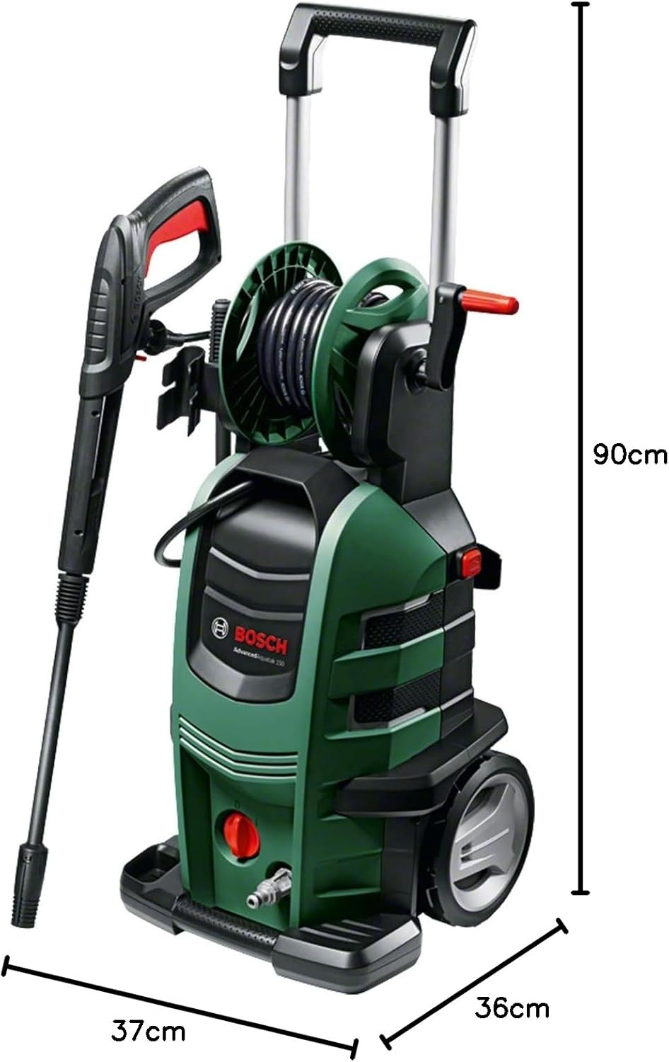 Bosch Nettoyeur haute pression AdvancedAquatak 150 (2200 Watt, Pression : 150 bar, débit maxi : 480 l/h, sur brique)