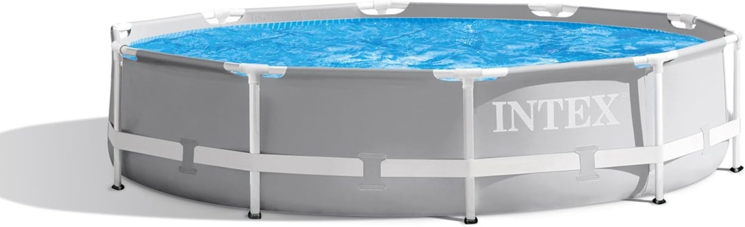 Intex piscine prism frame ronde tubulaire (ø)3,05 x (h)0,76m
