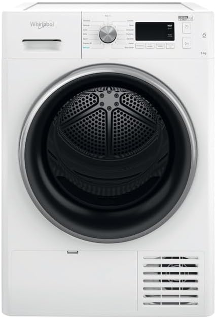 Whirlpool Sèche-linge autoportant avec pompe à chaleur 9 kg FFT M11 9 x 2BS IT R, classe énergétique A++, largeur 59,5 cm, hauteur 84,9 cm, profondeur 64,9 cm