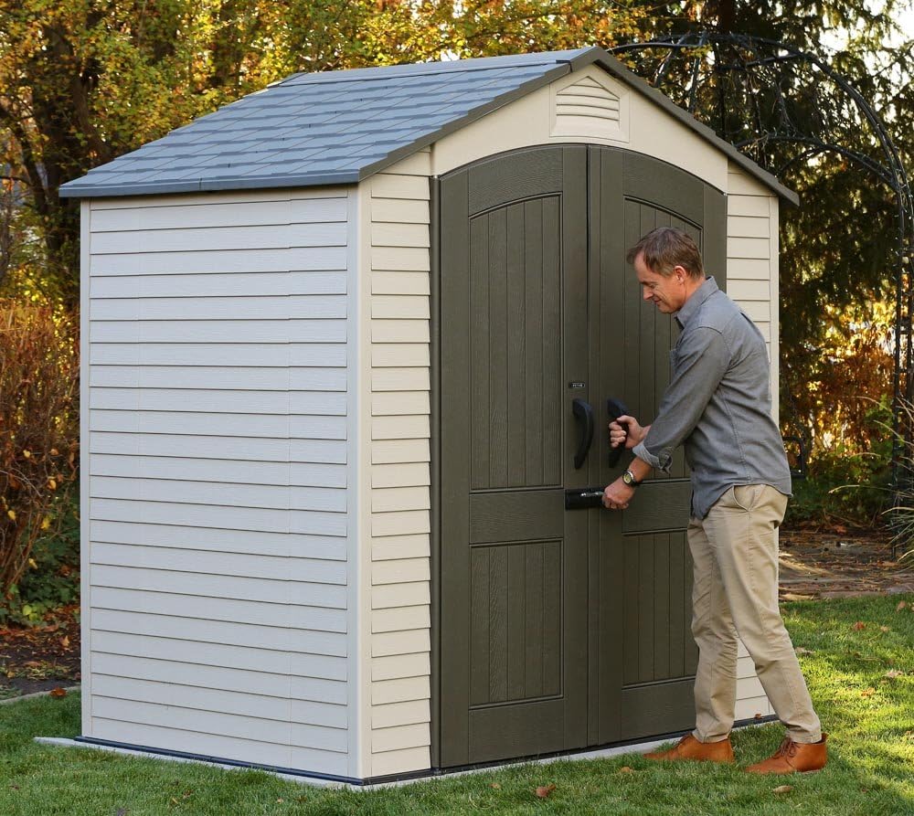 Lifetime Abri de Jardin Tan 132,7 x 204,4 x 227,9 cm