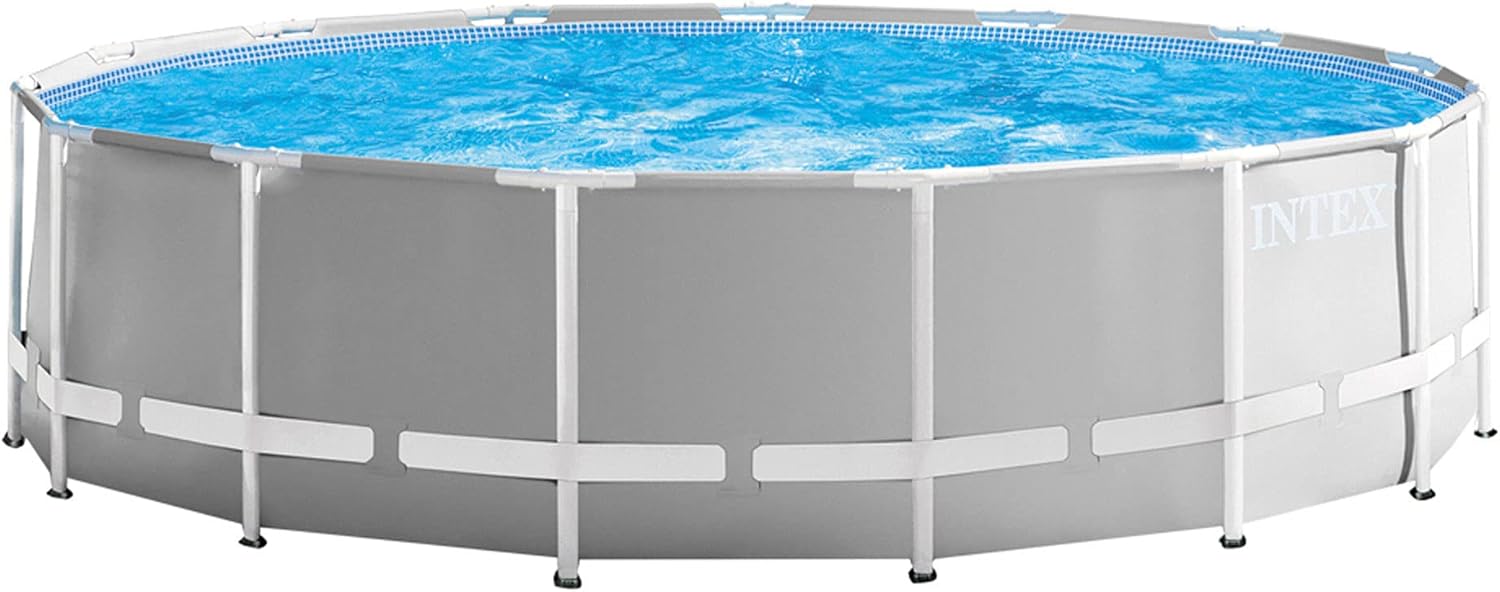 Intex piscine prism frame ronde tubulaire (ø)3,05 x (h)0,76m