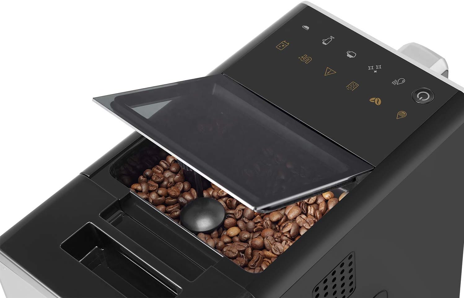 BEKO, Machine à café, expresso automatique, 1350 W / 19 bars, Capacité café : 125 g, Capacité eau : 1,4L, Système autonettoyant, 5 niveaux de broyage, Arrêt automatique, Façade Inox Brossé