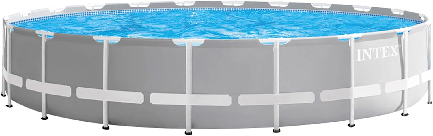 Intex piscine prism frame ronde tubulaire (ø)3,05 x (h)0,76m