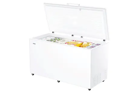 Haier - congélateur coffre HCE520E - Blanc