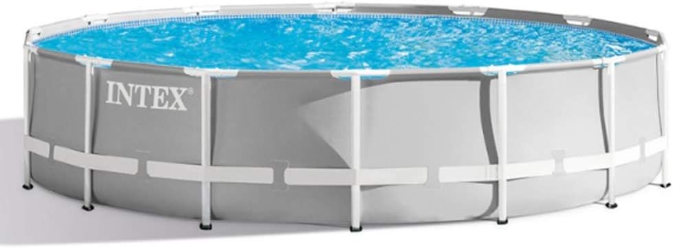 Intex piscine prism frame ronde tubulaire (ø)3,05 x (h)0,76m