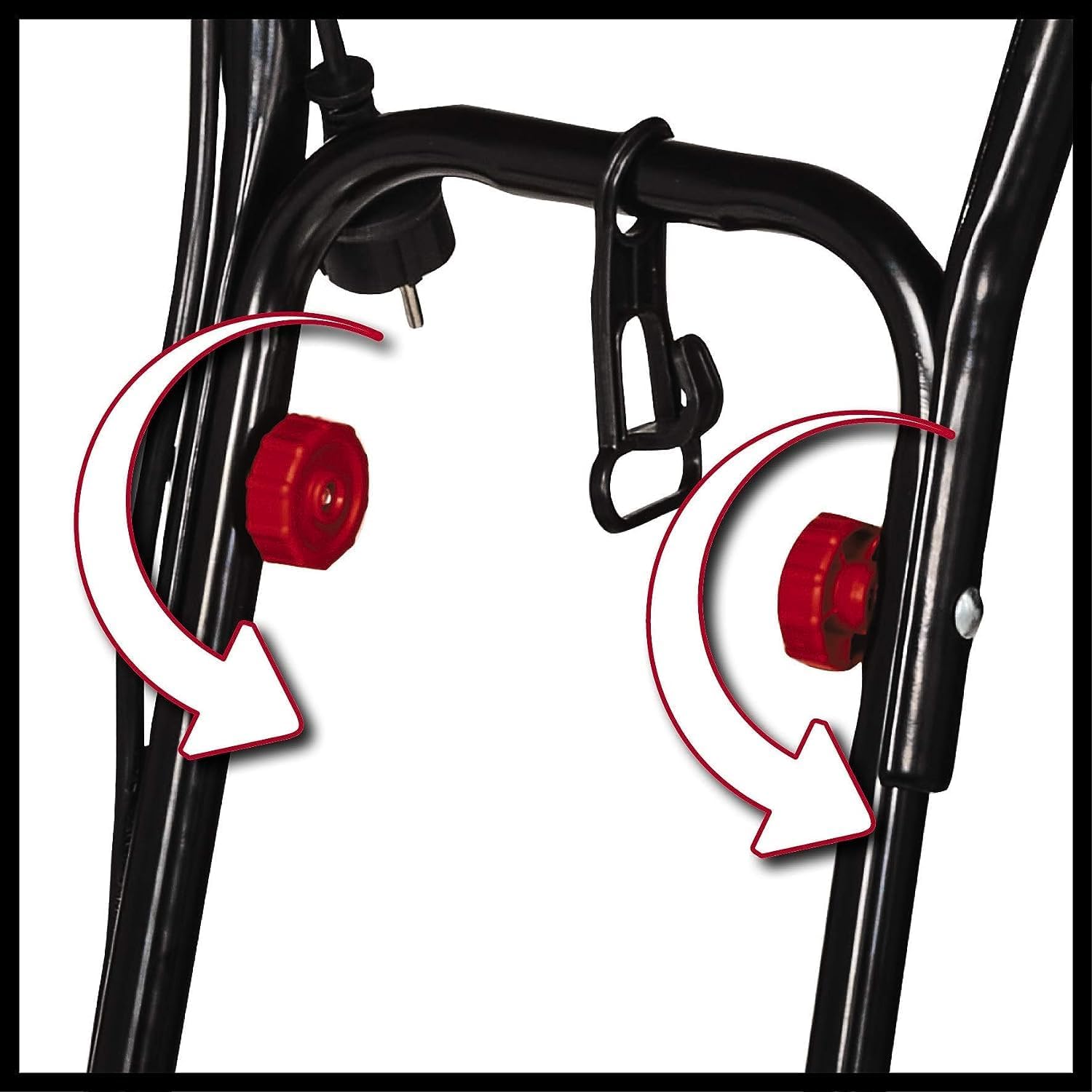 Einhell Motobineuse électrique GC-RT 1545 M (puissance de 1 500 W, moteur série, interrupteur de sécurité 2 points, débrayage anti-surcharge, guidon repliable, fraises de binage robustes)