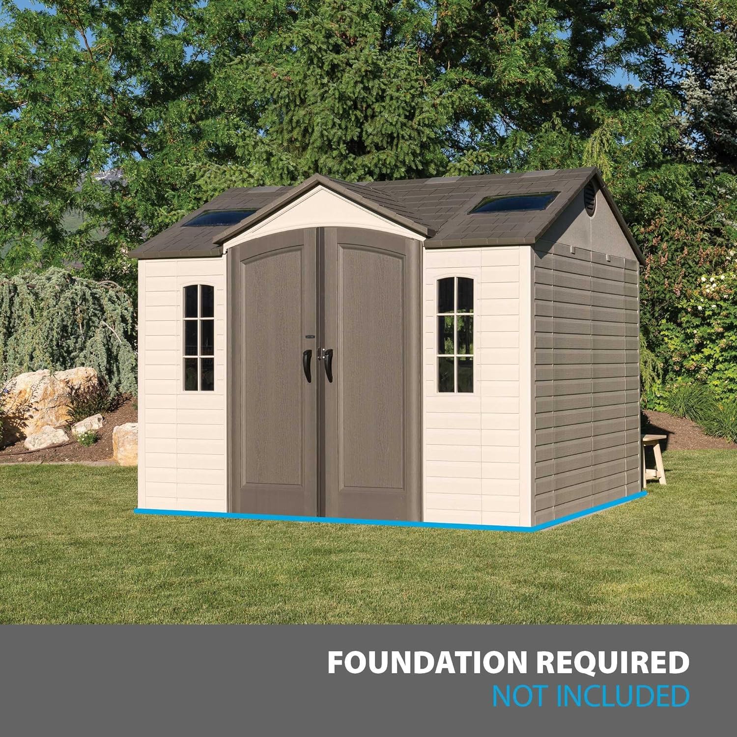 Lifetime Abri de Jardin Tan 132,7 x 204,4 x 227,9 cm