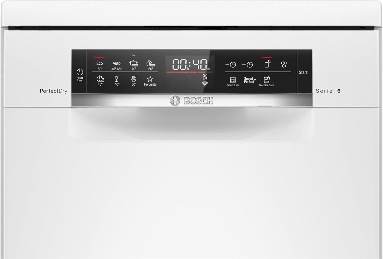 Bosch SPS6YMW14E, Série 6, Lave-vaisselle 45cm, Pose-libre, Blanc