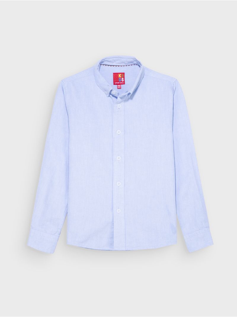 Camisa Manga Unicolor para Niño 12922