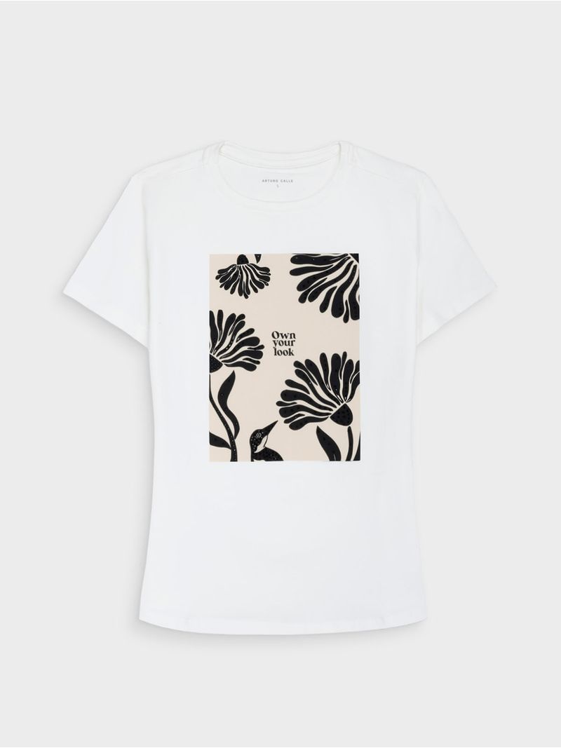 Camiseta Estampada para Mujer 44500