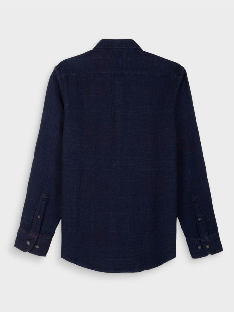 Camisa Denim Manga Larga para Hombre 38639
