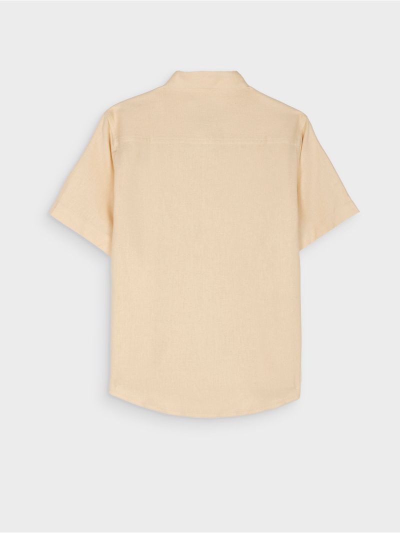 Camisa Cuello Mao Unicolor para Niño 14707