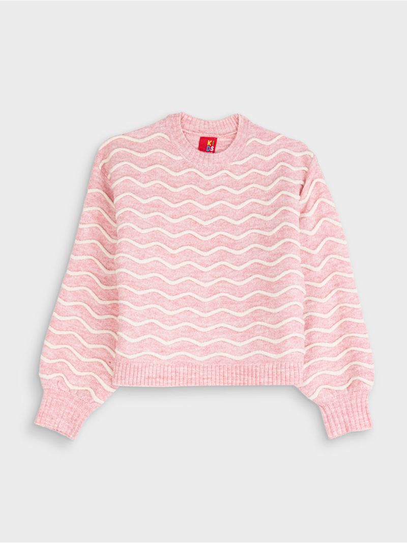 Suéter con Textura Suave Y Delicada para Niña 14296