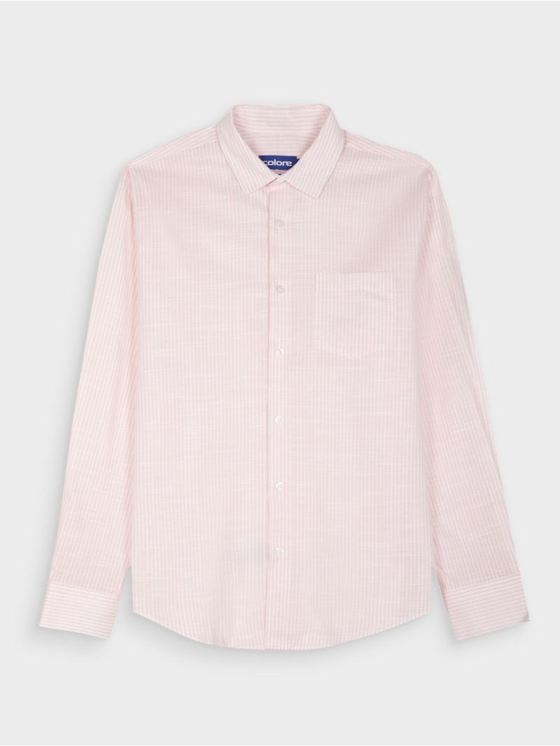Camisa Casual de Rayas para Hombre 13099