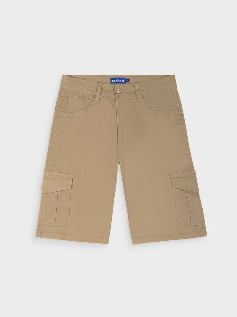 Bermuda Cargo Unicolor para Hombre 13590