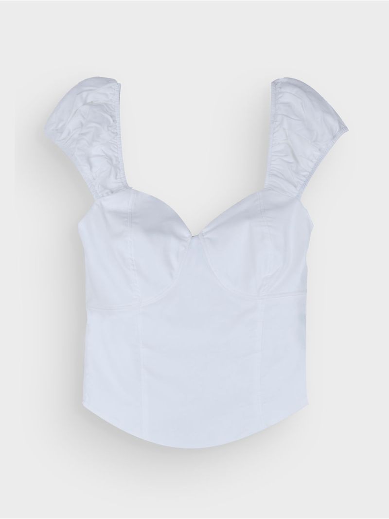 Blusa con Corte de Copa para Mujer 05763