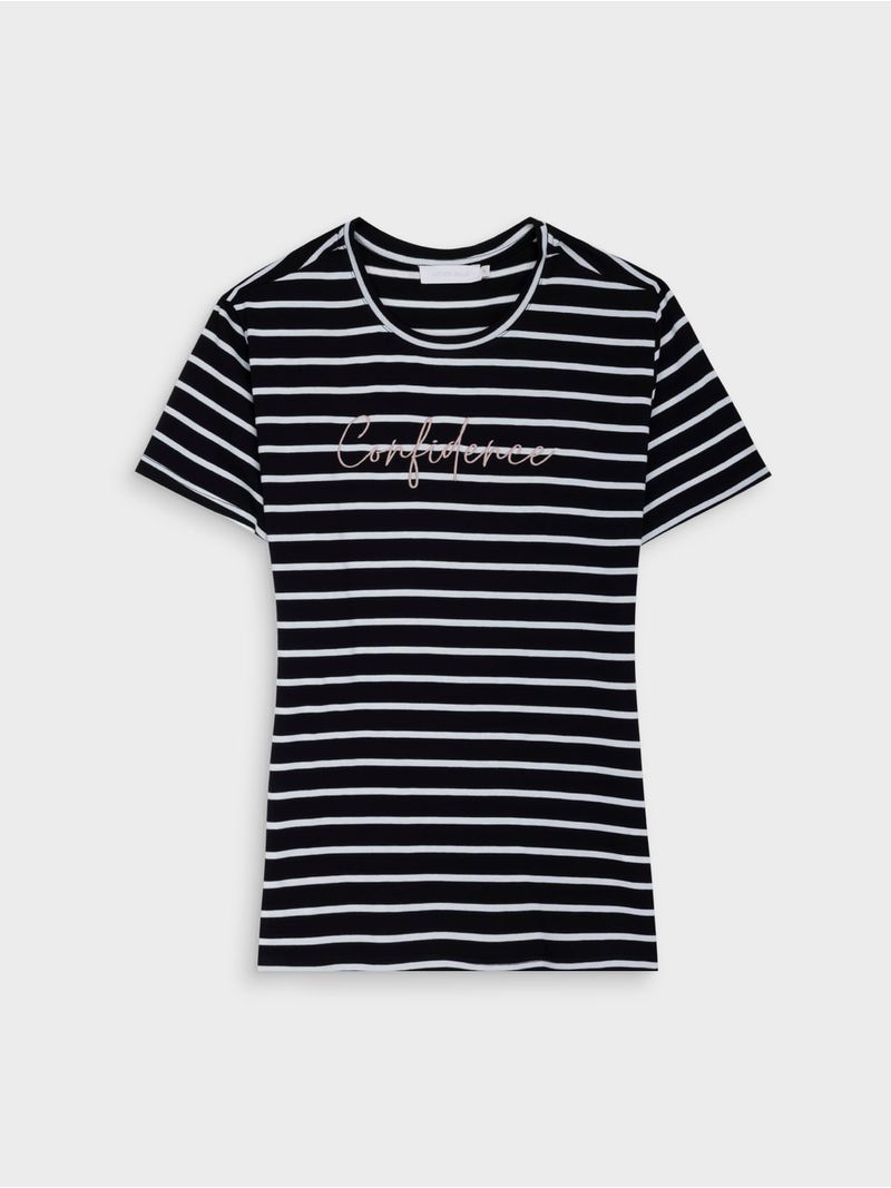 Camiseta Estampada Tejido Punto para Mujer 44949