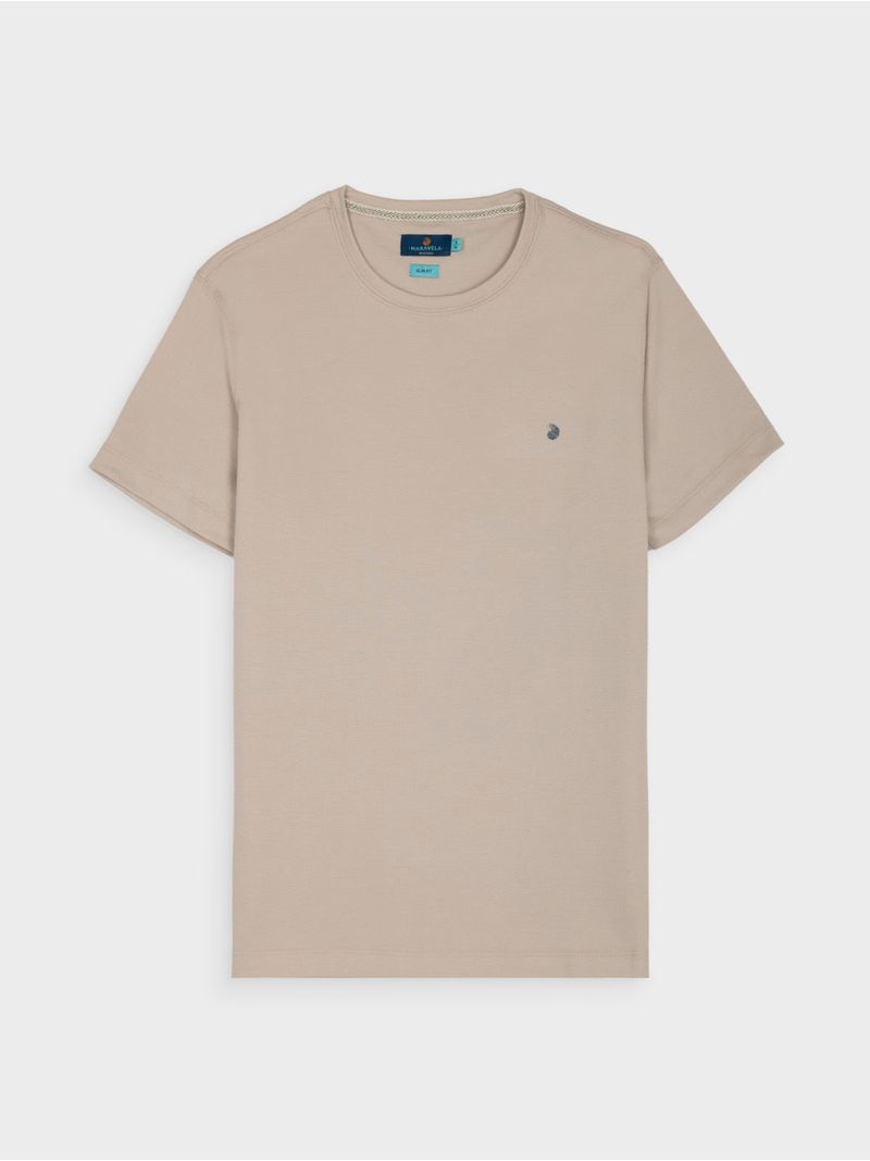 Camiseta Unicolor para Hombre 03225