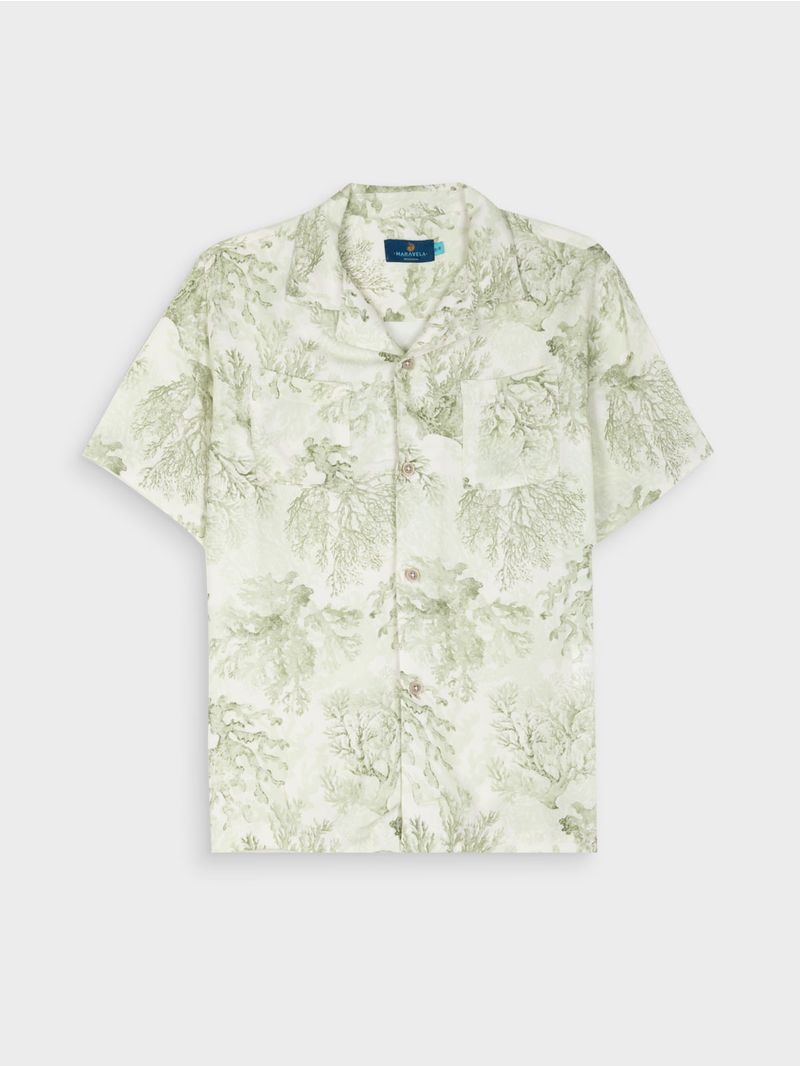 Camisa Hawaiana Estampada para Niño 03575