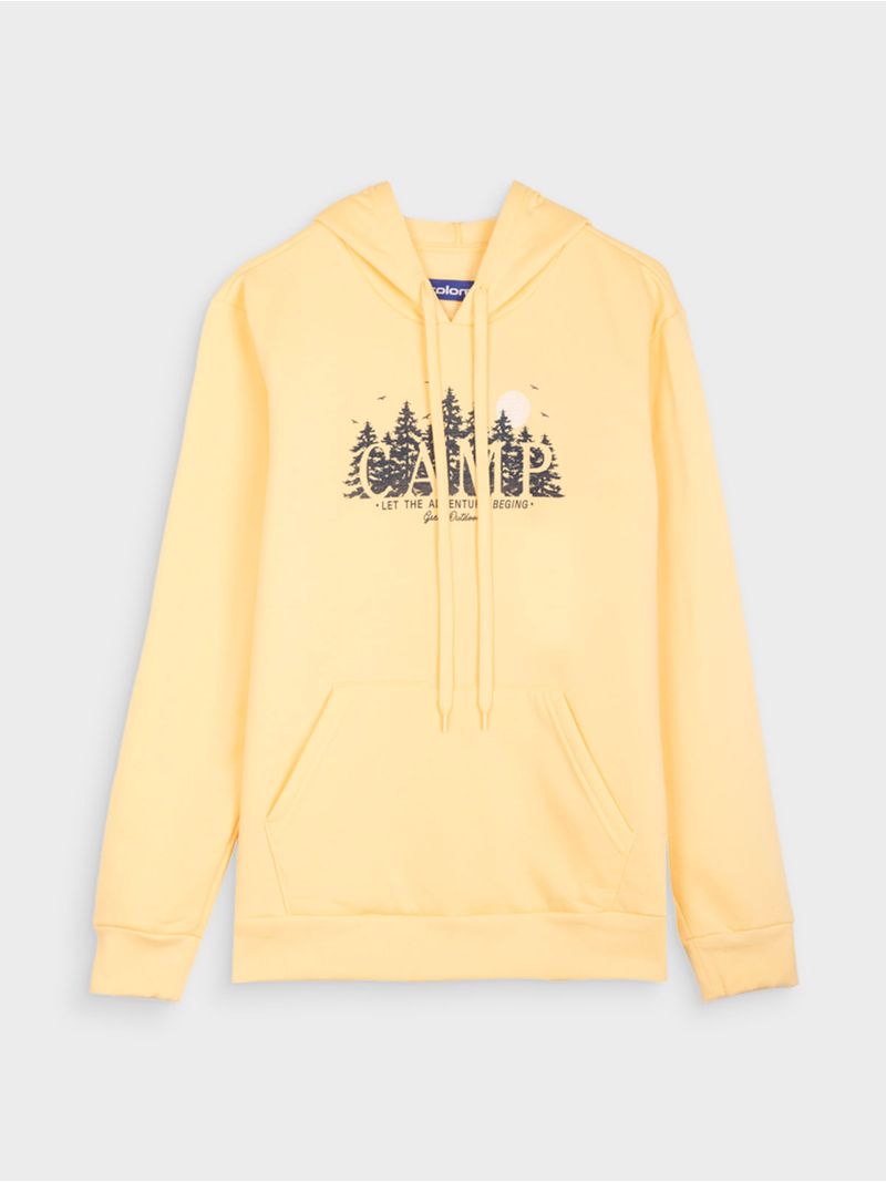 Buzo Unicolor con Estampado para Hombre 13174