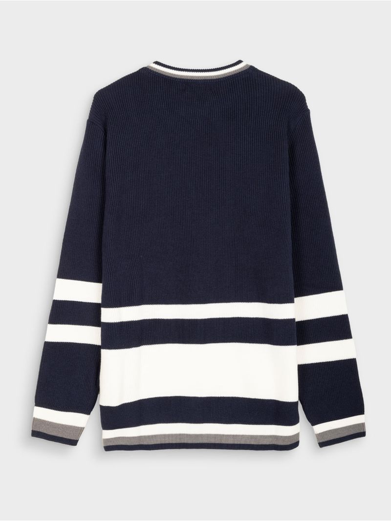 Suéter Navy Preppy para Hombre 05482
