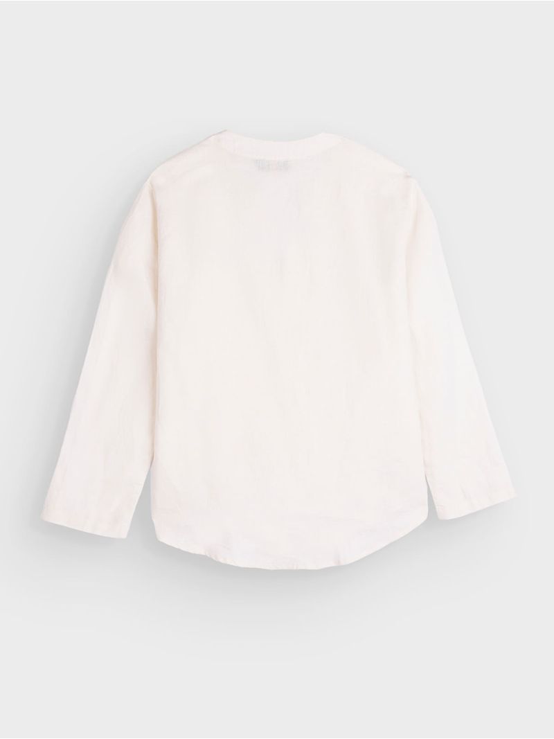 Camisa Estampada Manga Larga para Mujer 03189