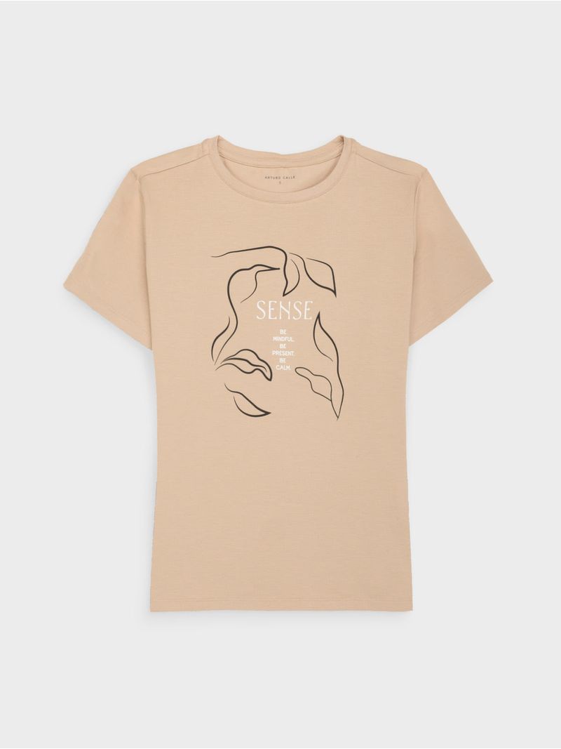 Camiseta Estampada para Mujer 47444