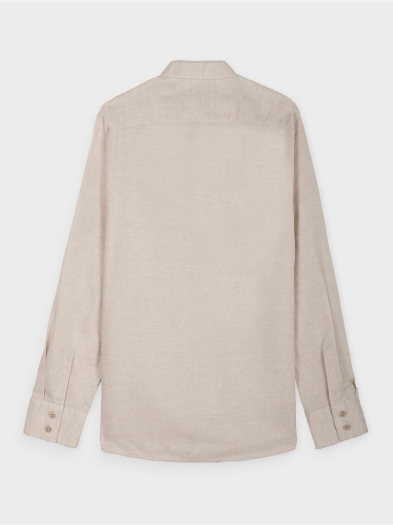 Camisa Lino Manga Larga para Hombre 38717
