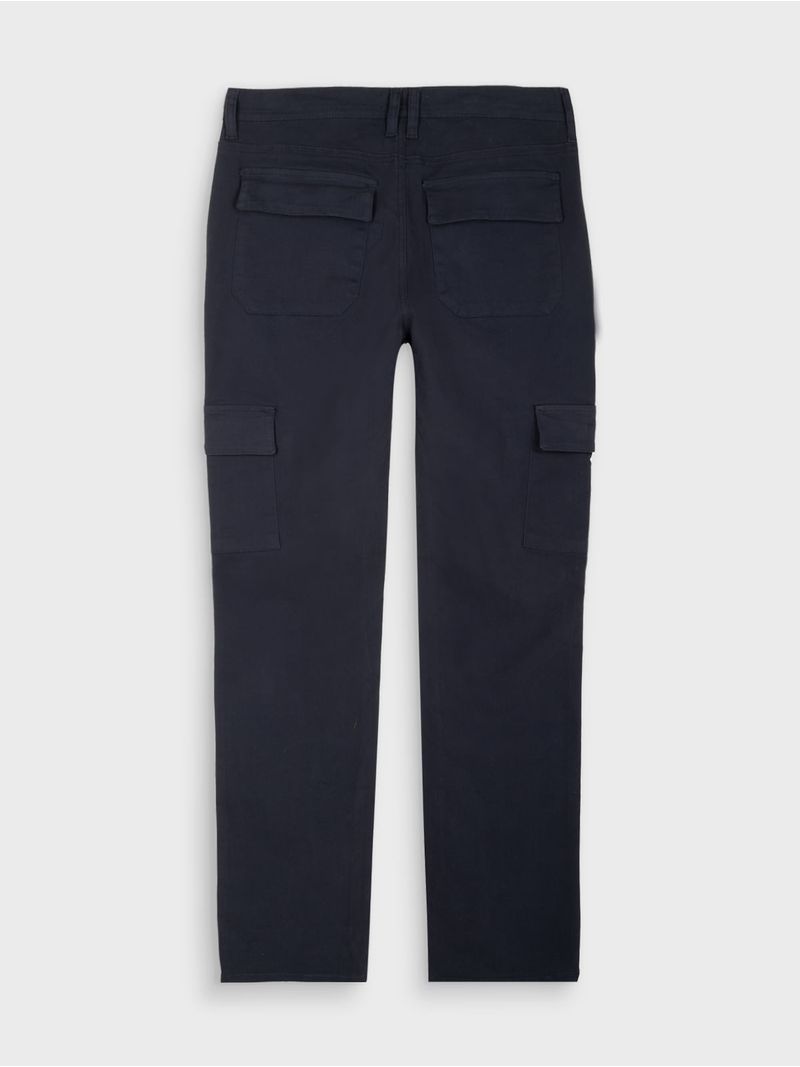 Pantalón Cargo Unicolor para Hombre 13206