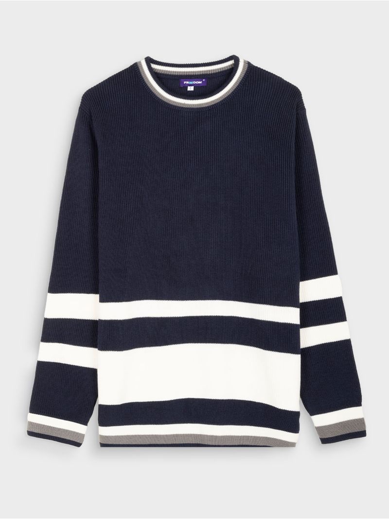 Suéter Navy Preppy para Hombre 05482