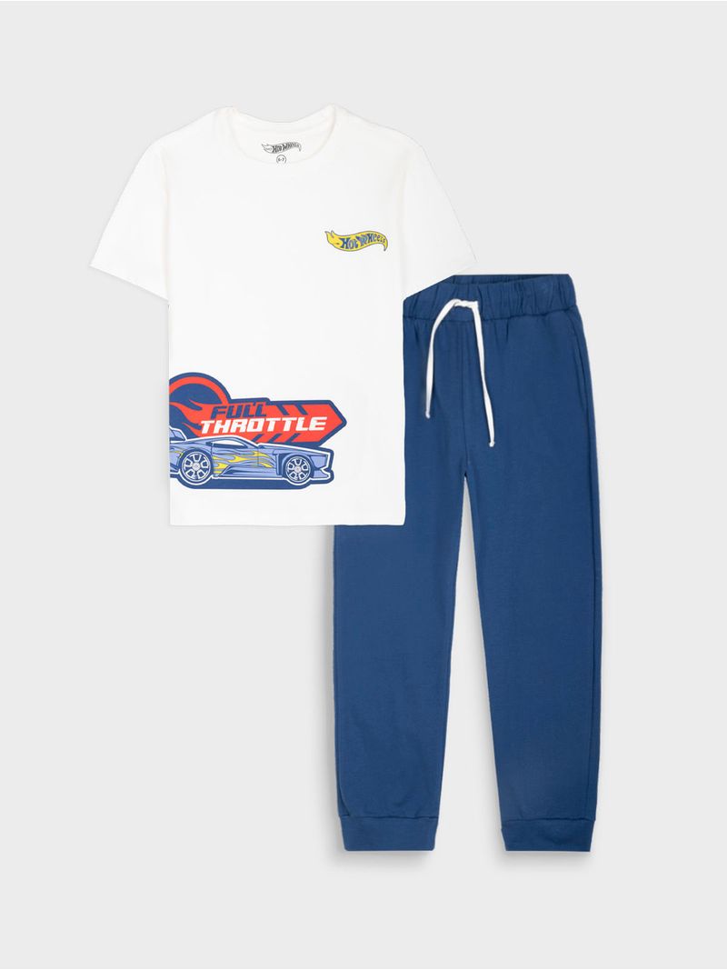 Pijama Hot Wheels para Niño 15104