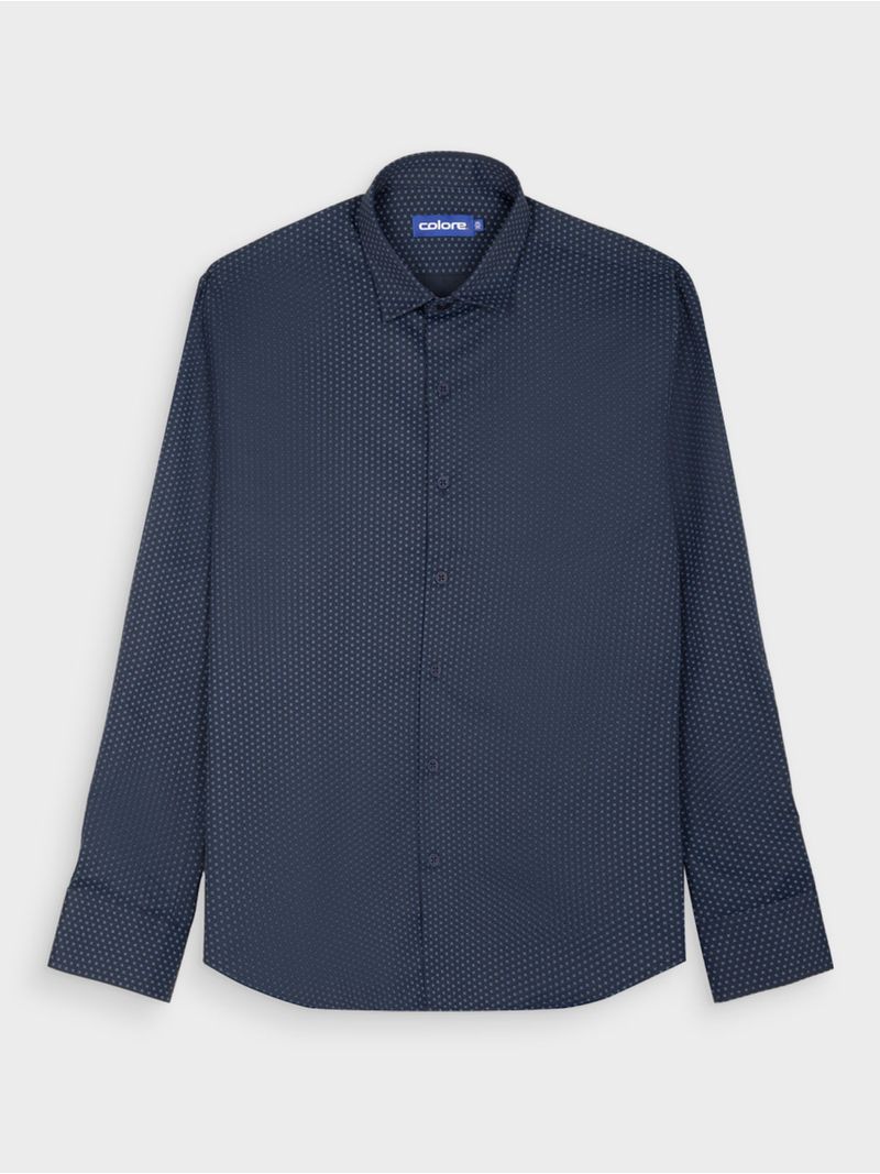 Camisa Business Estampada para Hombre 13043
