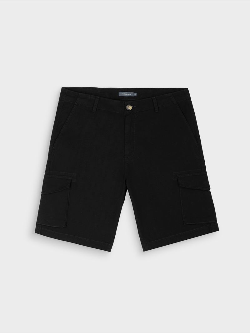 Bermuda Unicolor Regular Fit para Hombre 42583