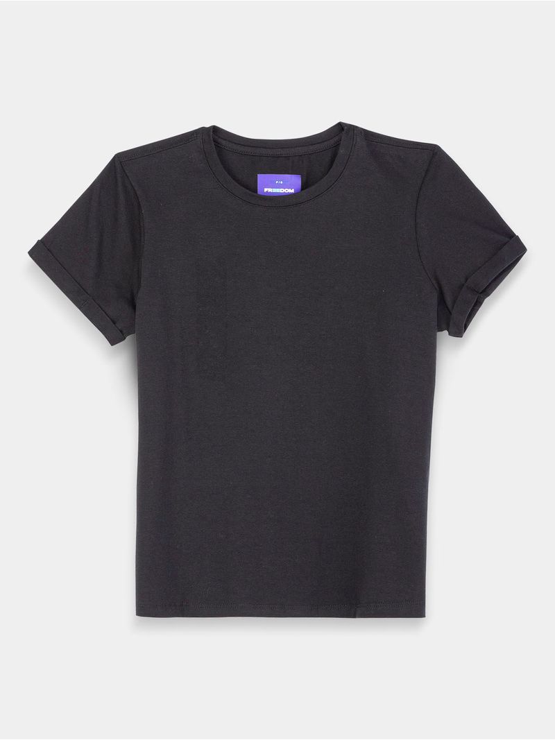 Camiseta Básica Cuello Redondo para Mujer 02463