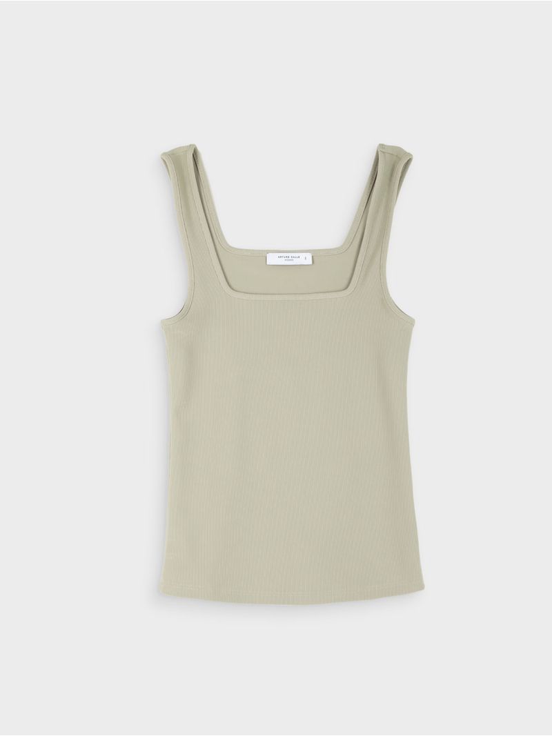 Camiseta Unicolor para Mujer 38194