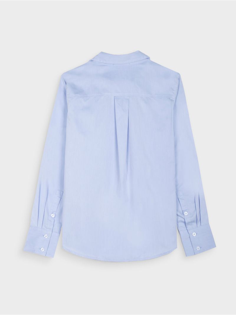 Camisa Unicolor de Botones para Mujer 41505