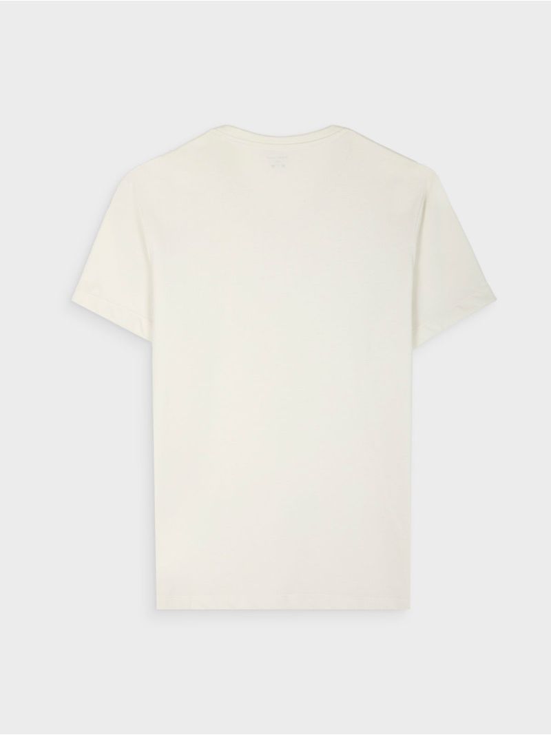 Camiseta Unicolor Slim Fit para Hombre 42716