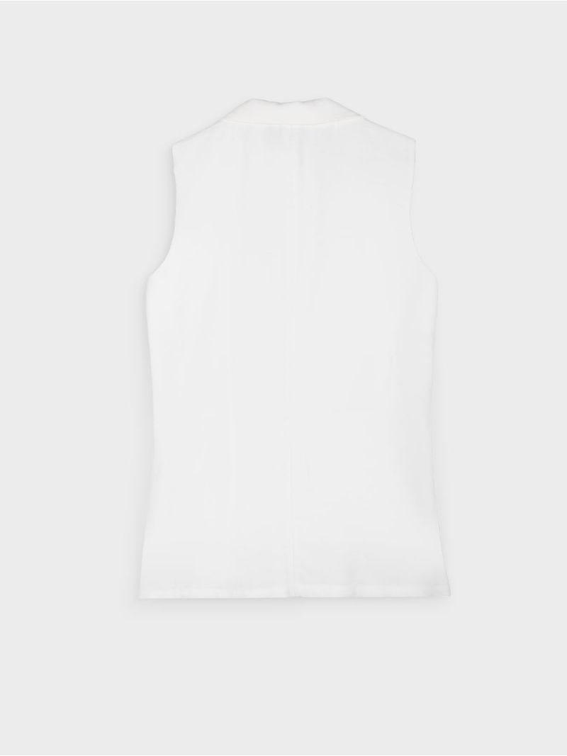 Chaleco Largo Unicolor para Mujer 40907