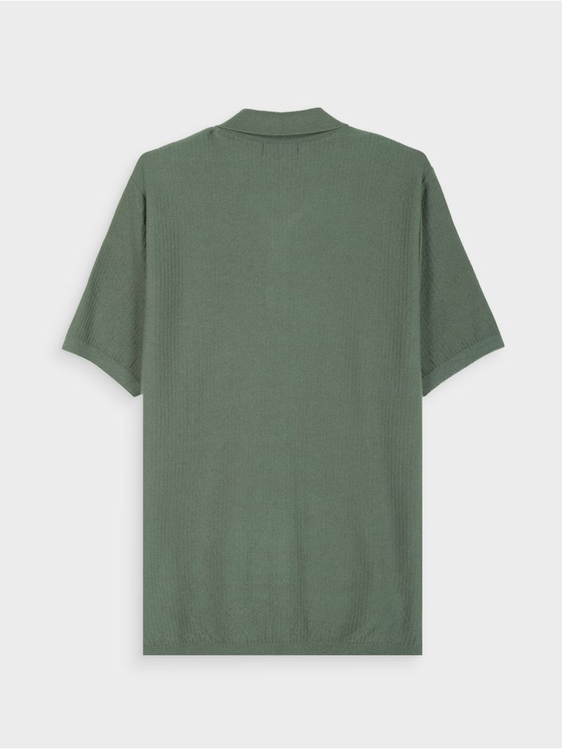 Polo con Textura Suave para Hombre 05761