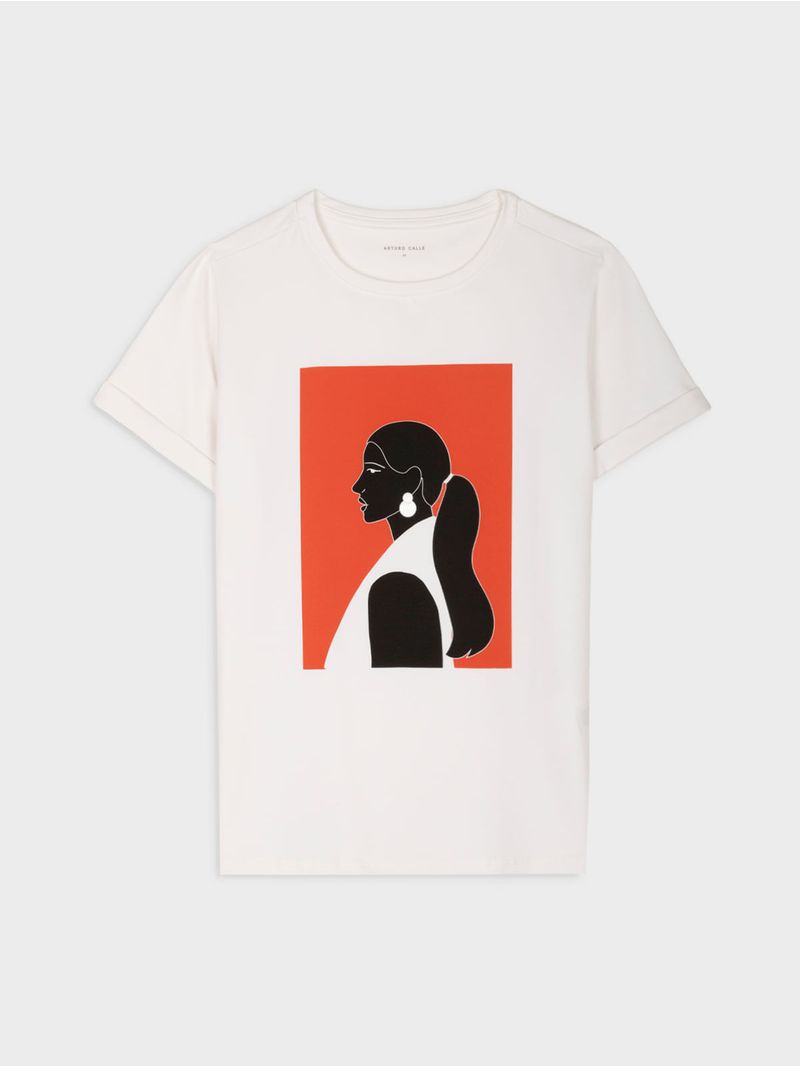 Camiseta Estampada para Mujer 40422